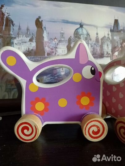 Игрушки из мультика деревяшки