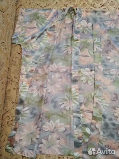 Халат кимоно шелковый на запах