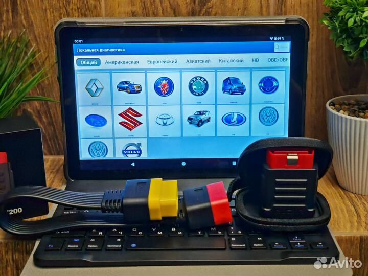 Launch X 431 PRO 10 PAD link VIP+(грузовые АВТО)