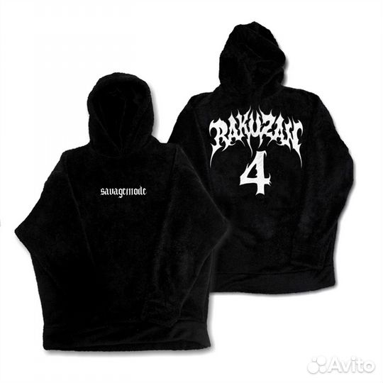 Rakuzan plush hoodie плюш худи savagemode