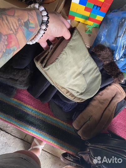 Шестяные носки ручной вязки