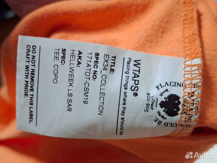 Wtaps Hellweek лонгслив