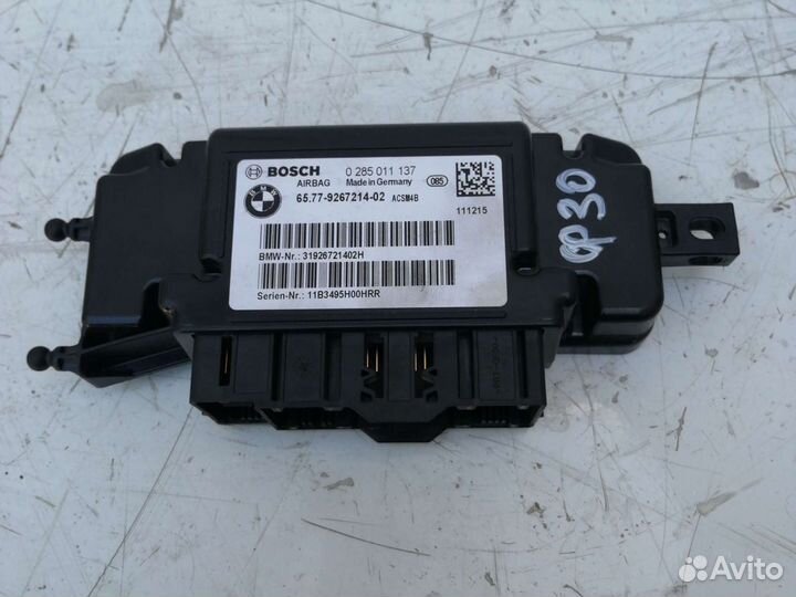 Блок управления Airbag(подушек безопасн) BMW F30