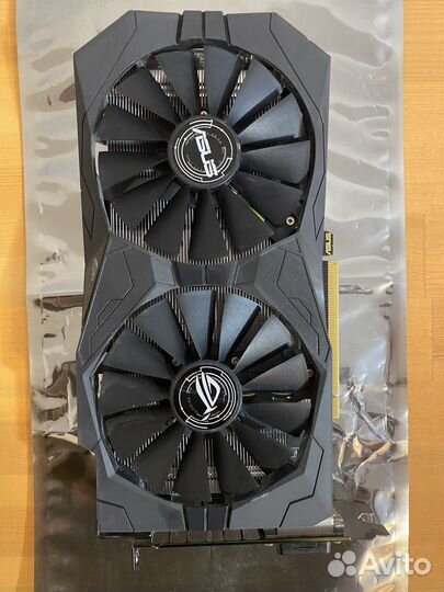 Видеокарта asus RX570 4gb ROG Strix Gaming