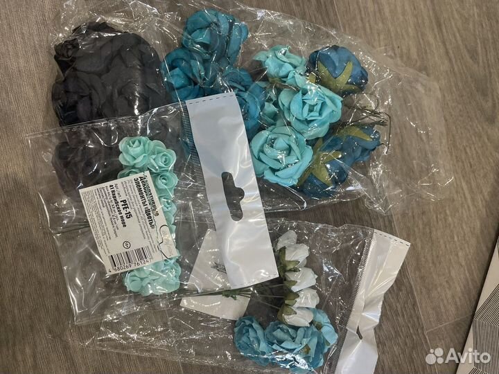 Бумажные цветы для скрапбукинга