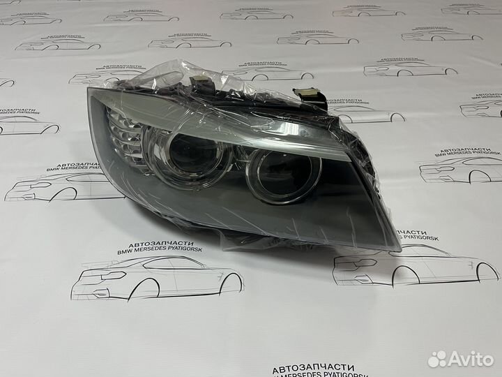 Правая фара BMW E90 рестайлинг ксенон новая