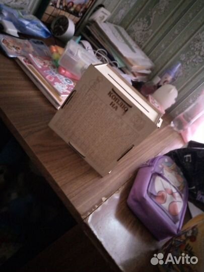 Копилка обычная из дерева