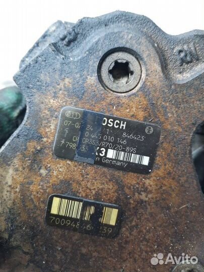 Тнвд Bmw X3 внедорожник 3.0 M57D30 2007