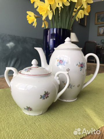 Заварочный чайник, сахарница, кофейник