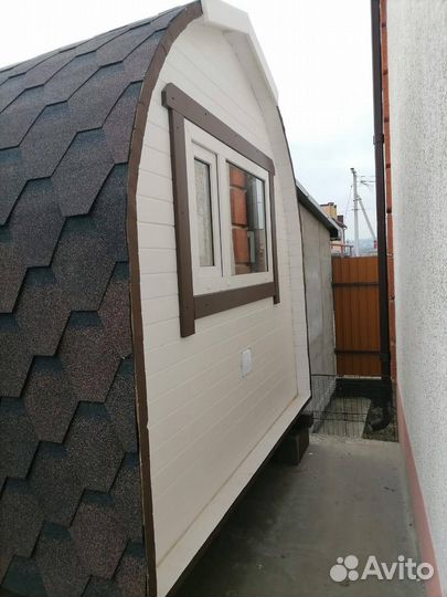 Баня бочка Квадро Премиум