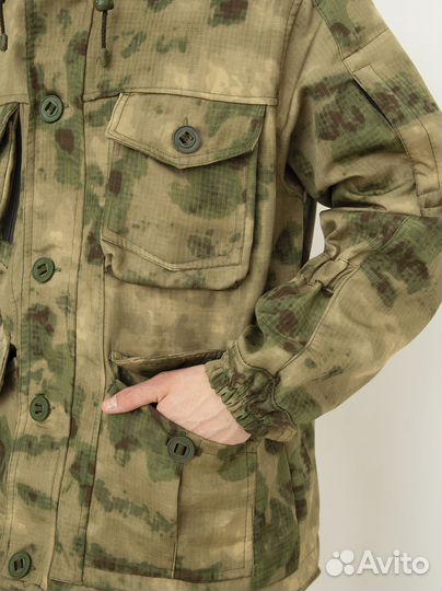 Костюм демисезонный Горка-8 на флисе (цвет Мох)