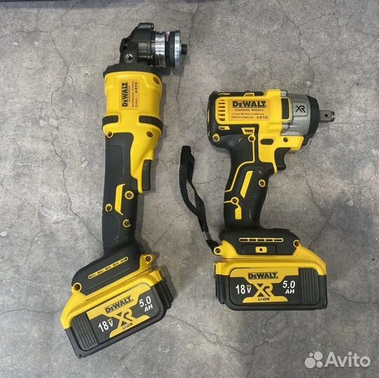 Новый набор DeWalt 2в1 Болгарка+Гайковерт 2 АКБ (А