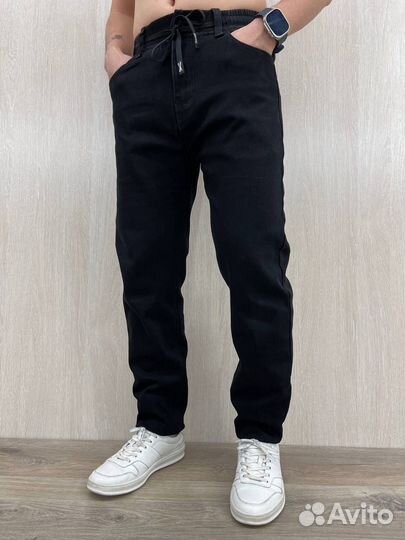 Джоггеры мужские на флисе размеры с 28 по 38