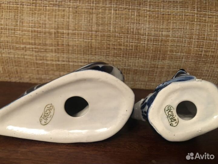 Гжель петух и курочка