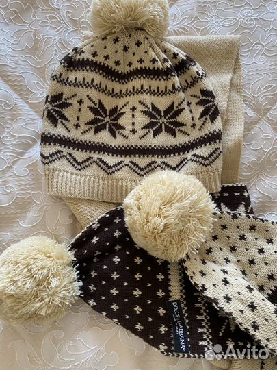 Комплект шапка и шарф D&G