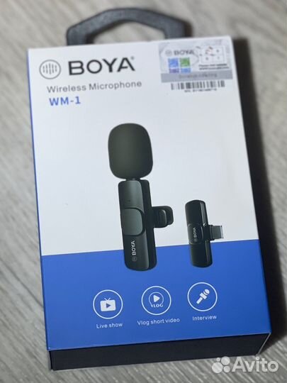 Петличный микрофон (Type-C) Android и iPhon 15