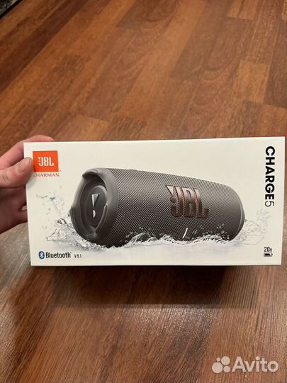 Портативная колонка jbl charge 5 серая