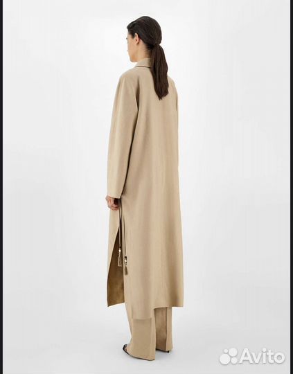 Max Mara (44,48ру)тренч, лен, оригинал