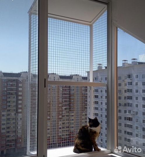 Балкон сетка для кошек
