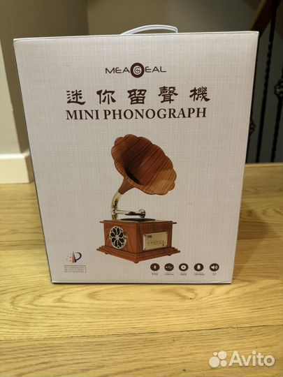 Mini phonograph новый