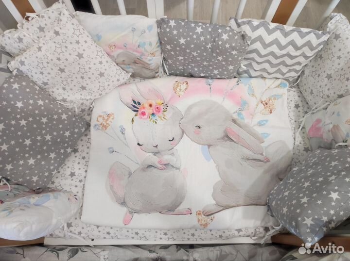 Бортики в детскую кроватку