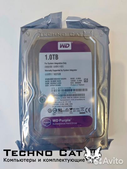 Новые жесткие диски WD Purple 1-4тб