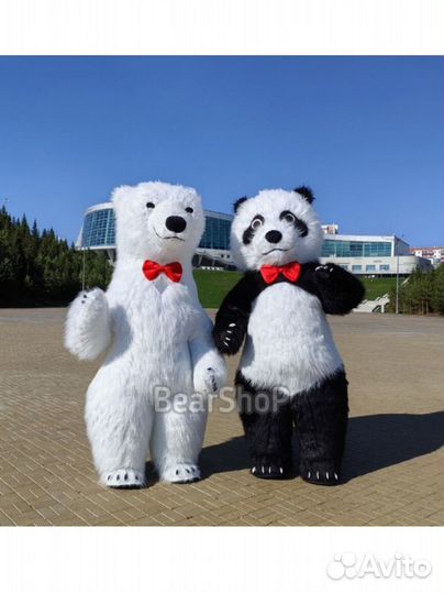 Милашка-чебурашка костюм надувной новый