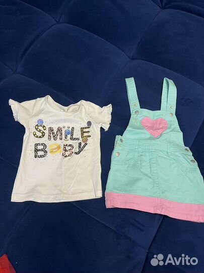 Вещи пакетом на девочку 86 размер