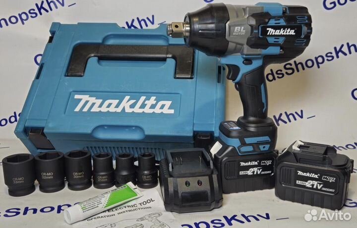 Гайковерт аккумуляторный Makita 2000N.M в кейсе