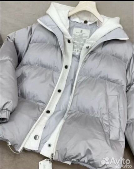 Brunello cucinelli пуховик женский