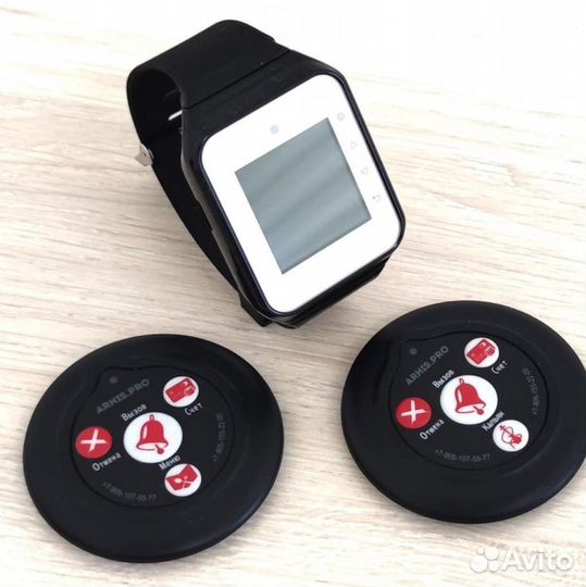 Кнопка вызова официанта-кальянщика, персонала