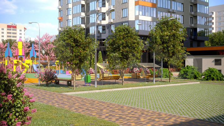 1-к. квартира, 44,4 м², 11/23 эт.