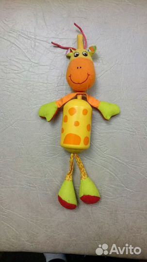 Развивающий коврик и 3 развивающих игрушки