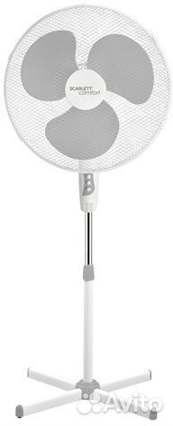 Вентилятор напольный Scarlett SC-SF111B27 серый