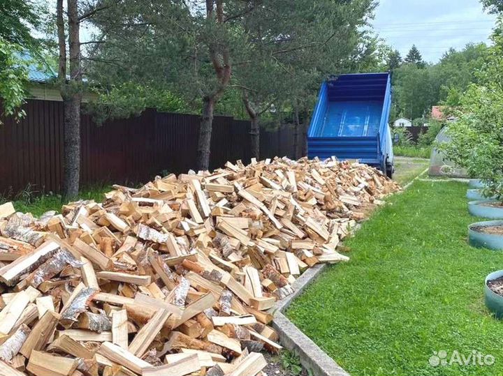 Дрова березовые. Колотые