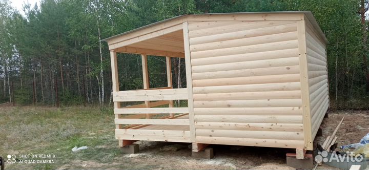 Бытовки дачные дом 6х5м утеплённо вариант