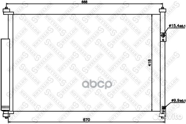 10-45176-SX SZ5108 9531064J00 радиатор конд