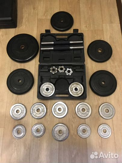 Гантели разборные набор в кейсе 2шт по 6кг, 12кг