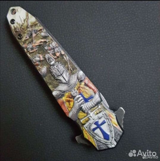 Нож крестоносец творческий