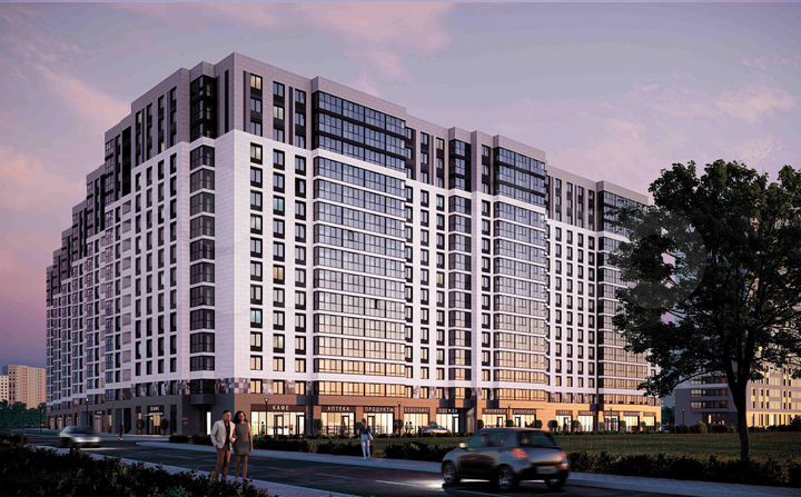 2-к. квартира, 61,2 м², 10/16 эт.