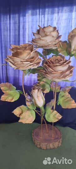 Розы. Декор. Ручная работа