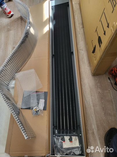 Внутрипольный конвектор techno новый