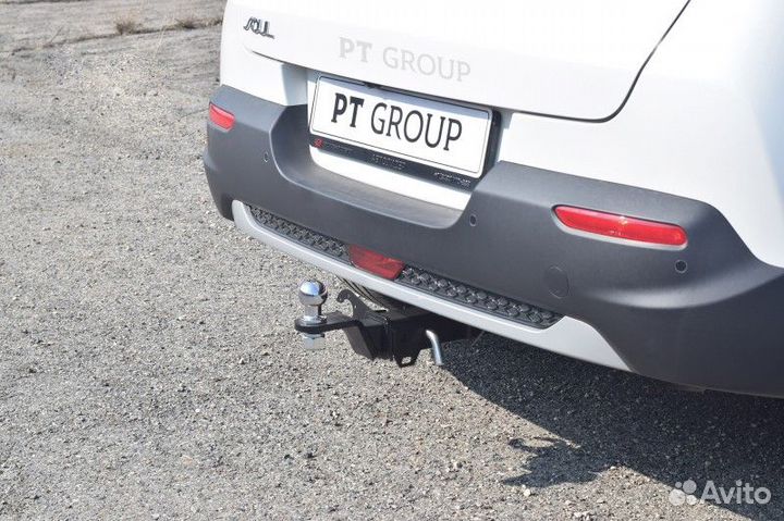 Фаркоп Kia Soul 2019 - съемный квадрат