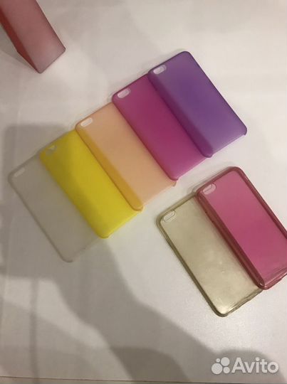 Чехлы для iPhone 5s, 6, защитные стёкла