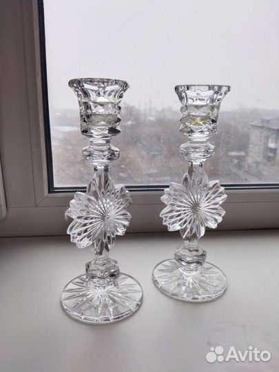 Хрустальные подсвечники