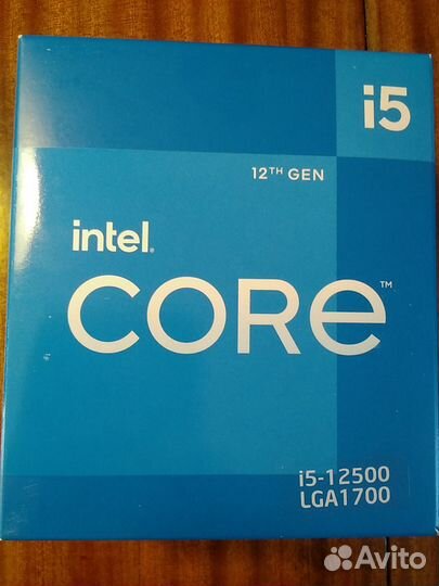 Intel Core i5 12500 (BOX) lga 1700 Новый Гарантия