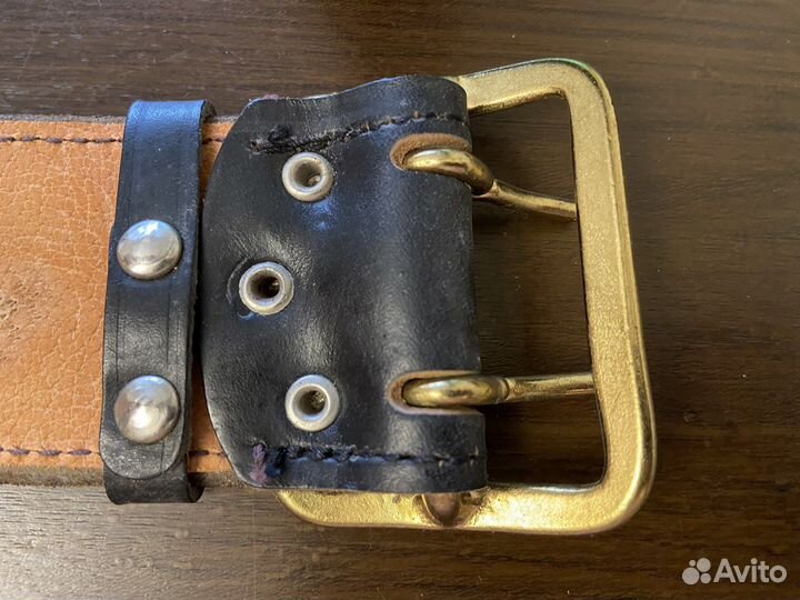 Ремень офицерский кожаный вмф СССР оригинал