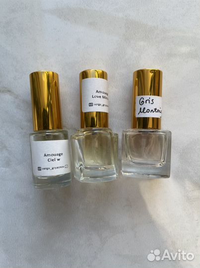 Коллекция миниатюр парфюма (Estee Lauder, Armani