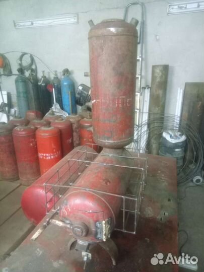 Печи из газовых баллонов