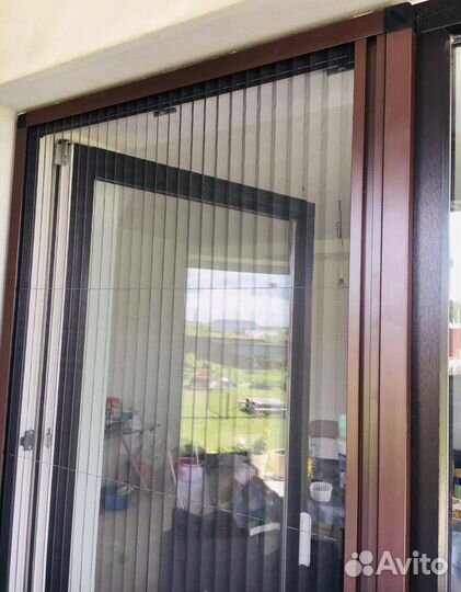 Москитная сетка. Москитные Сетки Плиссе